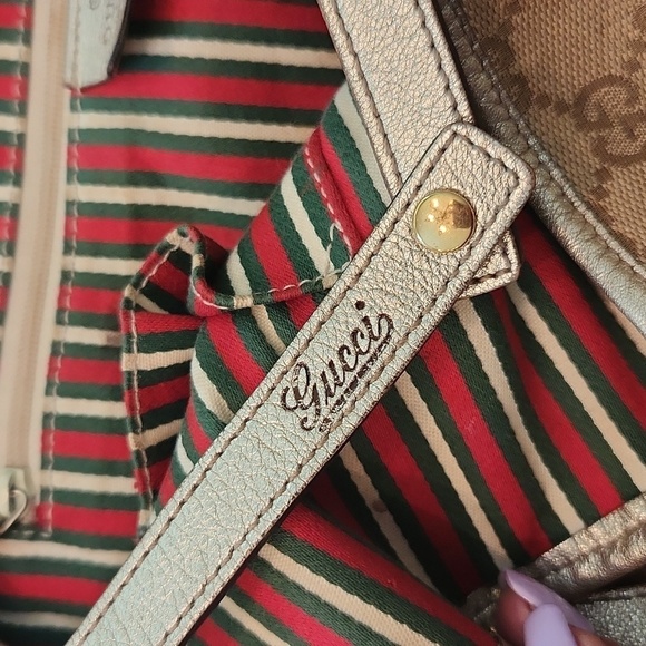 Gucci Monogram Medium Abbey Shoulder Bag  Brown - Picture 11 of 16